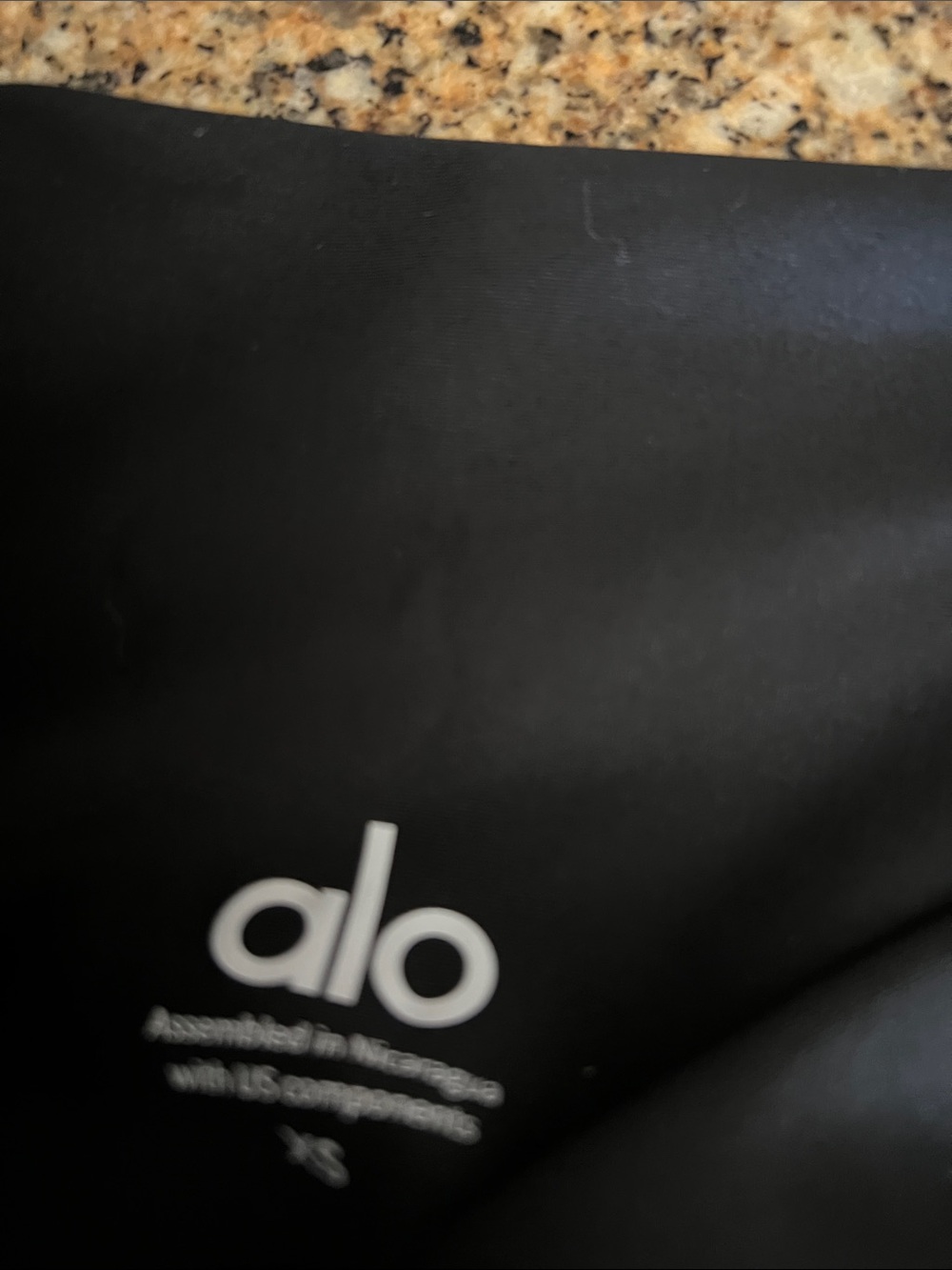 Alo Black Activewear Tights Black